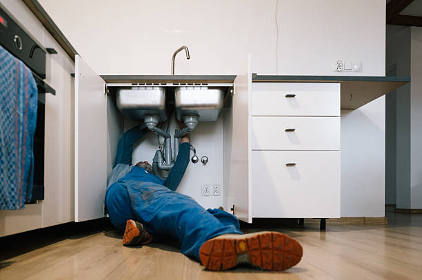 Professional Drain Cleaning technician working in Amenia, NY